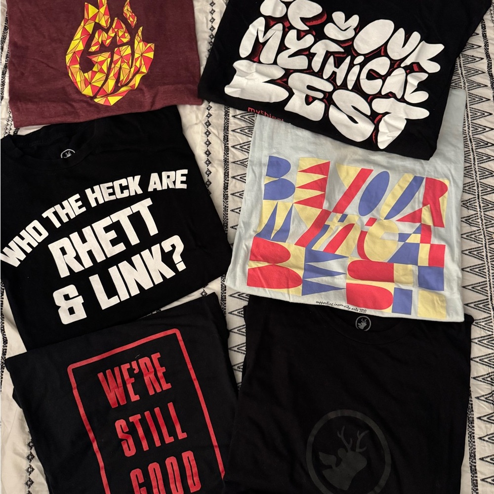 Set of 6 Good Mythical Morning Tshirts